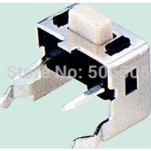 3x6x4.3mm horizontal type with support touch switch with support 2pin button switch 50pcs/lot