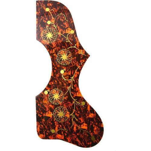 Tortoise Decoration EJ200 Style Acoustic Guitar Pickguard, Tortoise