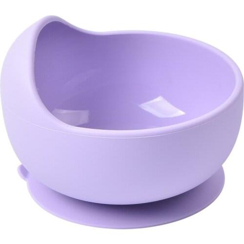 Baby Silicone Bowl With Suction Cup Anti-Spilling BPA-Free Feeding Training Tableware Portable Safety Equipment