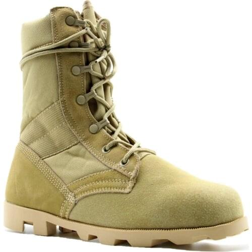 American Army fans use Panama-soled desert boots to avoid piercing the insole of tropical sand combat safety work men shoes