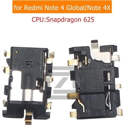 For Xiaomi Redmi Note 4 Global/ Note 4X Earpiece Audio Headphone Jack Model Earphone Jack Flex Cable Replacement Repair Part