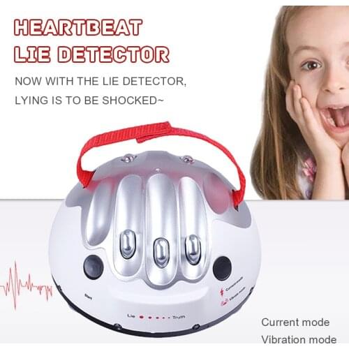 MAYITR 1pc High Quality Micro Electric Shock Lie Detector Durable Shocking Liar Polygraph Test Finger Toy For Party Game