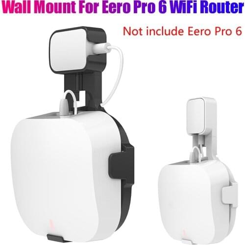 Wall Mount for Eero Pro 6 WiFi Router Holder Outlet Stand Space Saving Without Messy Wires for Amazon Eero Pro 6