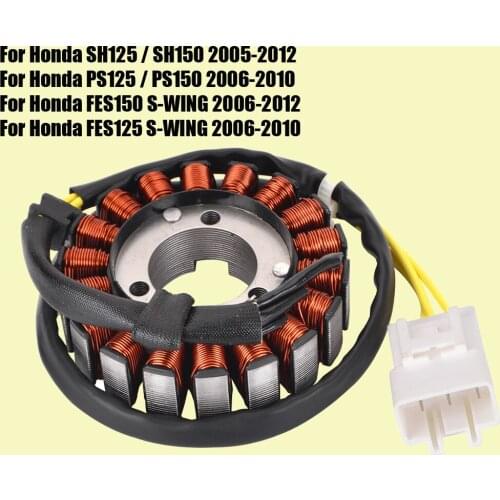 Stator Coil for Honda SH125 SH150 PS125 PS150 FES125 FES150 S-WING 2006 2007 2008 2009 2010 SH PS FES 125 150