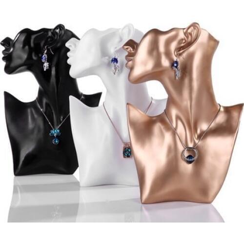High quality Resin Female Portrait Model Stand for Earring /Jewelry/Necklace Display,Manikin Torso
