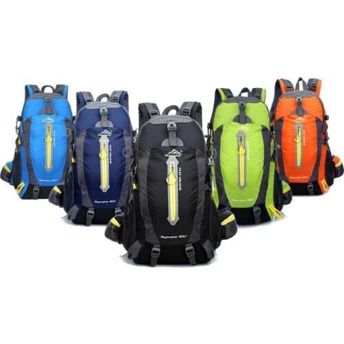 Men Women 40L Camping Bags Water Resistant Travel Backpack Camp Hike Laptop Daypack Trekking Climb Back Bags