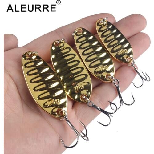 1 Pcs High Quality 10g-25g Sequined Silver Spoon Lure Fishing Baits Sea Lures Tool Wobblers Spinner Fishing Treble Fishing Hook