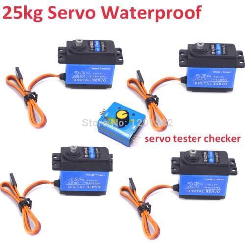 RC SG90 MG90S 20KG MG995 MG996R 20KG 25KG digital servo & CCPM Servo Consistency Master Servo Tester Checker 4.8-6V for Car