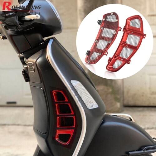 Moto Compartment Air Admission Grids For VESPA GTS250 GTS300 2013 2014 2015 2016 2017 2018 2019 2020 Radiator Grille Guard Cover