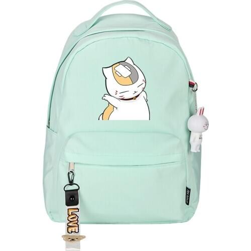 Anime Natsume Yuujinchou Cosplay Backpack School Bag Travel Shoulder Bag Laptop Casual Mochilas