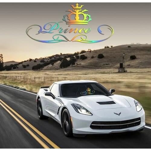S51650# Various Sizes/Colors Car Stickers Vinyl Decal The Prince in the Car Motorcycle Decorative Accessories Creative