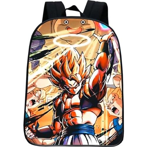 Cartoon Back Pack Son Goku School Bags Anime Children Travel Backpack Kakarotto Bookbag Boy Girl Backpack Fashion Rucksack