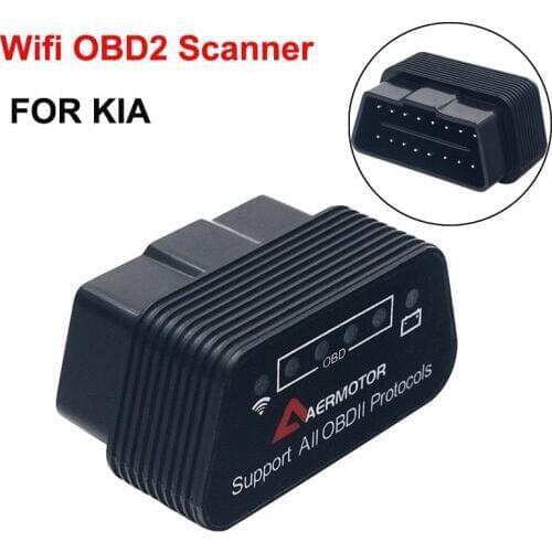 Pic25k80 Wifi OBD2 Scanner Code Reader for Kia Optima Stinger K5 K3 Rio 3 4 Forte Android IOS ELM327 Scanner Car Diagnostic Tool