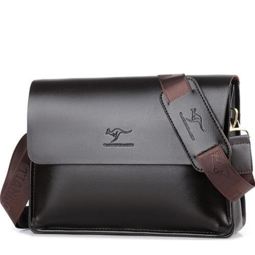 New Bag Leather Shoulder Bags Crossbody Satchel pu Leather Casual Business Messenger Bag for Vintage Male Shoulder Bag