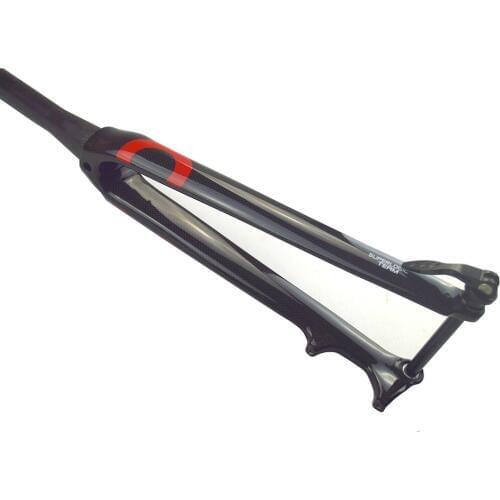 Superlogic Ultralight Disc Brake Road Bike Fork 700C Tapered Carbon Fiber Fixed Gear Bicycle Cycling Fixie Front Fork axis fork