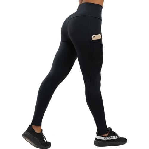 Women Leggings With Pocket Fitness Tights Legging Push Up Workout Sport Anti Cellulite Womens Jegging Females Gym Leggins Soft