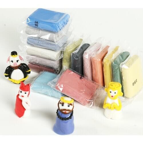 1Pcs 100g Professional Polymer Clay Mud Pottery Sculpting Ceramic Colorful DIY Modeling Figures Colored Clay XJ67