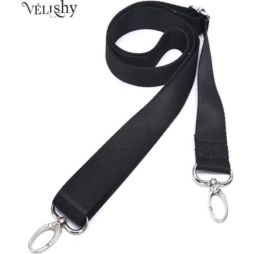 1pcs Black Adjustable Nylon Shoulder Bag Belt Replacement Laptop Crossbody Camera Strap