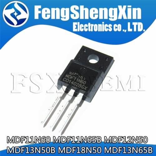 10PCS MDF11N60 TO-220F 11N60 TO-220 MDF11N60TH TO220F MDF11N60BTH N-Channel MOSFET 600V, 11A, 0.55(ohm)