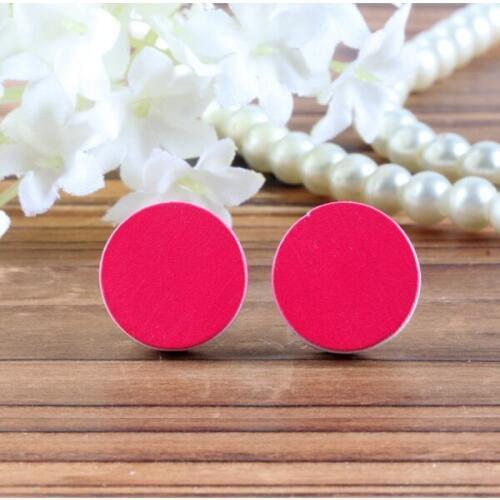 16mm Rose Round High Quality Photo Wood Laser Cut Cabochon to make Rings, Earrings, Bobby pin,Necklaces, Bracelets