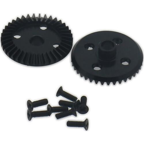 2PCS Differential Ring Gear For Rc Hobby Model Car 1/18 Wltoys A959 A969 A979 K929 A580070 7075 Top Level Alloy