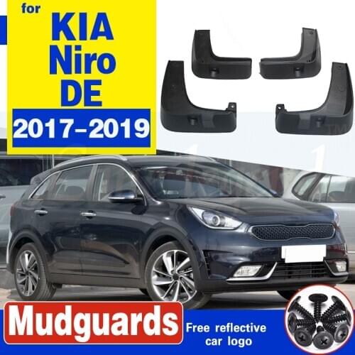4pcs Front Rear Car Mudflaps for Kia Niro DE 2017 2018 2019 Fender Mud Guard Flap Splash Flaps Mudguards Accessories