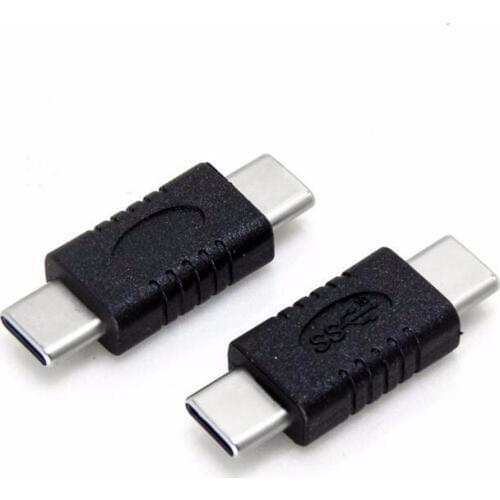 5pcs/lot USB3.1 adapter Type-c smartphone adapter usb-c male to male connector
