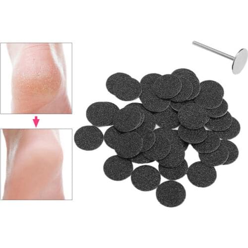 50pcs Electric Callus Remover Machine Replacement Accessories Sandpaper Disks Pedicure Pad Tool with Shaft Foot Care Tool