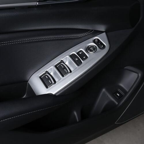 ABS Chrome For Honda Accord 10th 2018 2019 Car Accessories Door Window Glass Lift Control Switch Panel Cover Trim Car Styling