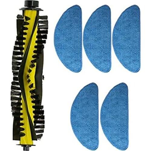 Vacuum Cleaner Accessories Main Brush Mop Cloth for Mamibot EXVAC660 Vacuum Cleaner Parts Replacement