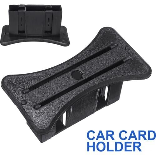 Black Center Car Card Coin Holder Slot High Quality Universal Car Bracket For VW MK6 Golf GTI R20 2008-2012 Auto Accessories