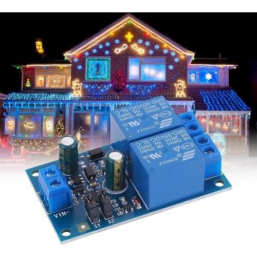 DC 5V 2-Bit Alternate Output Relay Control Module Relay Module 2-Channel 10A Automatically Switch Controller
