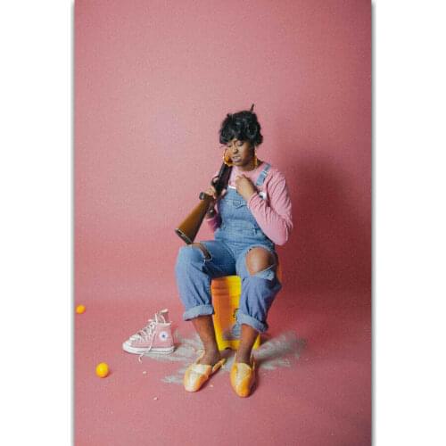 F035 Tierra Whack Rapper Music Singer Silk Cloth Poster Art Bedroom Decoration