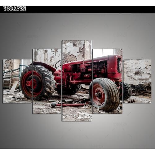 HD Printed Painting Canvas Printing Tractor painting Room decor print poster picture canvas Framed Art HG-1879