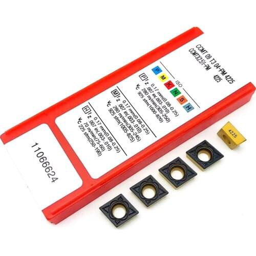 Carbide Insert CCMT09T304 PM 4225 Metal Turning Tool Turning Tool Tool End Mill CCMT 09T304 Turning Insert Parts Tool