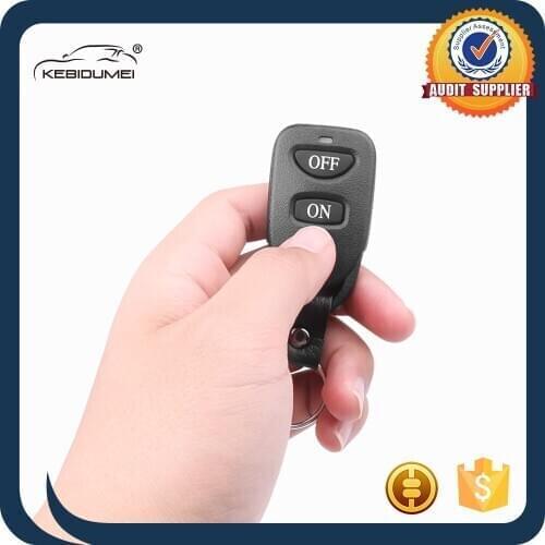 Kebidumei 433mhz DC 5V-12V 1CH Relay Wireless RF Remote Control Switch Module With 2 Buttons Transmitter Power for LED light