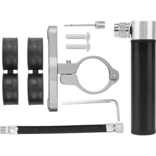 Small Aluminum Alloy Pump Portable Mini Basketball Beauty And French Mouth Inflatable Tube