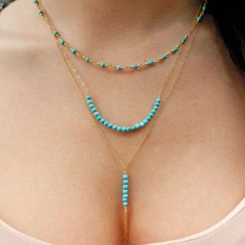 Fashion New Arrival Women Necklaces Luxury boho chic synthetic beads bohemian Necklace For Women accesorios mujer jewelry