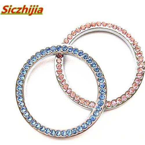 One button start stop ignition ring decoration for Citroen C-Quatre C-Triomphe Picasso C1 C2 C3 C4 C4L C5 Elysee/DS-series