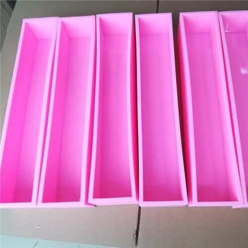 Single Silicone Loaf Mold Longer Silicone Liner Silicone Soap Mold Slab Molds for CP Soap