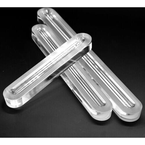 Rectangular bar round head flat-plate water gauge borosilicate glass boiler Marine pressure vessel view mirror