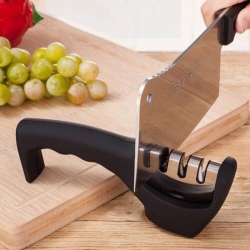 3 Stage Manual Sharpener for Sharpening Kitchen Cutter Diamond Rods Kitchen Cutter Accessories EL