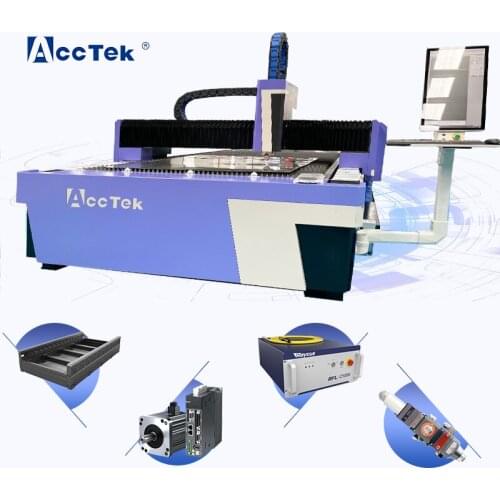 Fiber Laser 1000 Watt Cutting Machine Factory Supply Laser Cutting Machine For Steel Aluminum Copper