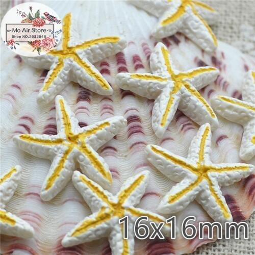 10PCS seastar Flat back Cabochon Miniature food Art Supply Decoration Charm DIY Craft