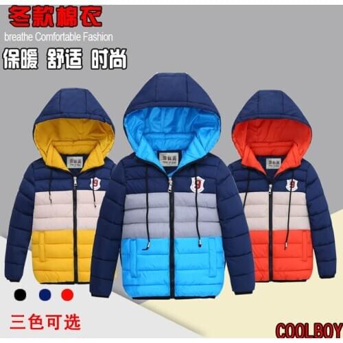 2020 New Kids Toddler Boys Jacket Coat Hooded Jackets For Children Outerwear Clothing Winter Warm Baby Boy Clothes