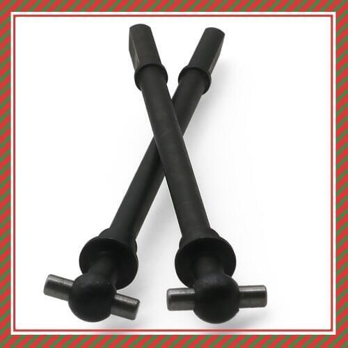 2x #45 steel front drive shaft Front Axle Shaft for rc hobby model car 1:10 HPI Venture FJ Cruiser crawler upgraded parts