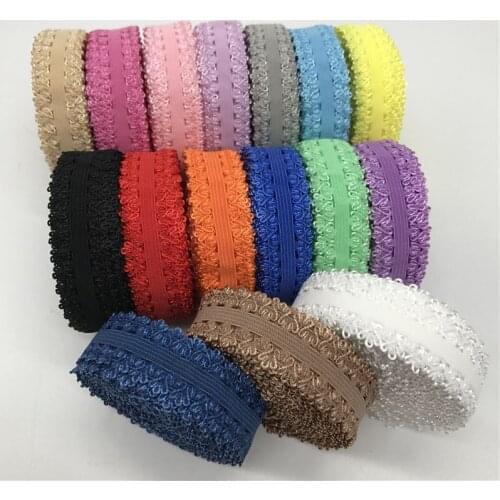 5Yards/lot 2cm wide explosion type double crown stretch lace eye mask elastic band underwear underwear lace fabric AC86