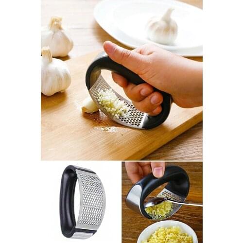 Big Discount for Luxury Stainless Steel Garlic Crusher Kitchen Accessory with Handles