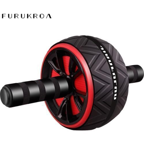 Double Wheel Abdominal Training Roller Home Gym Muscle Exercise Equipment Strength Training Roller For Arms Back Waist X121B
