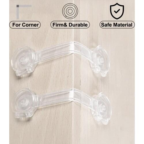 Baby Protective Cabinet Refrigerator Lock Anti-pinch Security Lock Buckle Drawer Cabinet Lock Drawer Children Security Locks